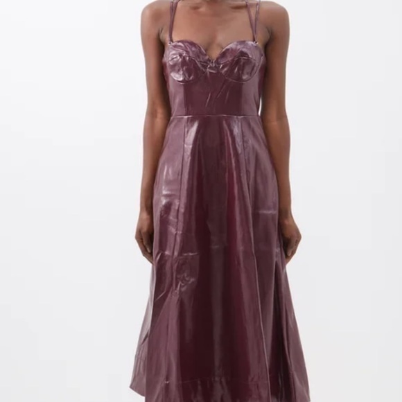 STAUD Dresses & Skirts - Staud Abstract Sleeveless Seamed Dress